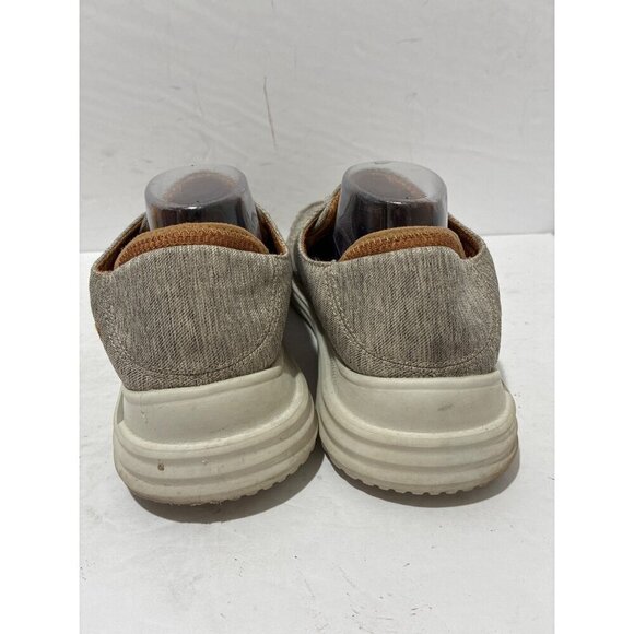 SKECHERS Men Taupe Relenzo Sneaker Slip-On Shoe Size 11 Dress Shoe Business boat - Picture 3 of 7